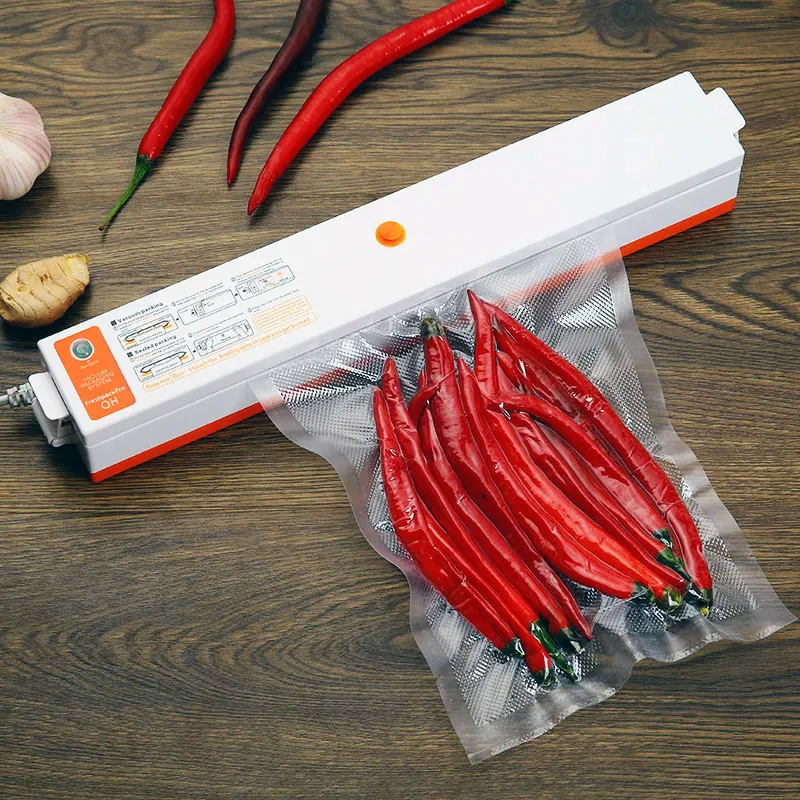 

220V Automatic Vacuum Food Sealer Machine Vacuum Sealing Machine Film Container Food Sealer Saver Keep Fresh Food Packaging
