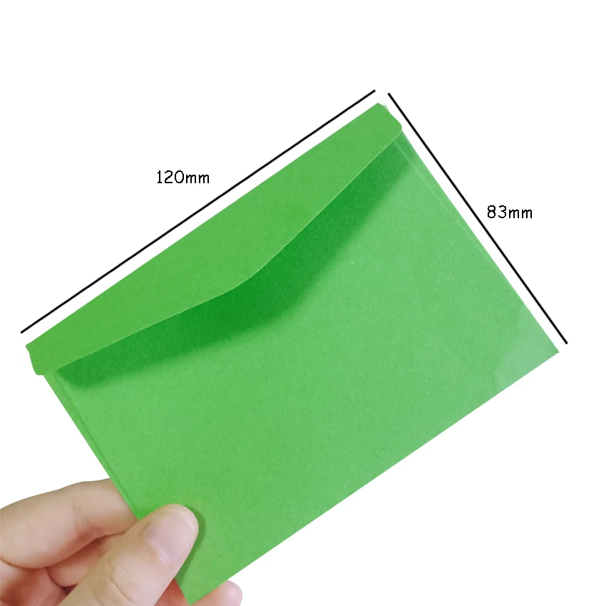 10 шт./лот, мини-конверты 115 мм* 80 мм, яркие цвета, мини-конверты, четырнадцать вариантов, бумажные корейские канцелярские принадлежности, подарок - Цвет: g