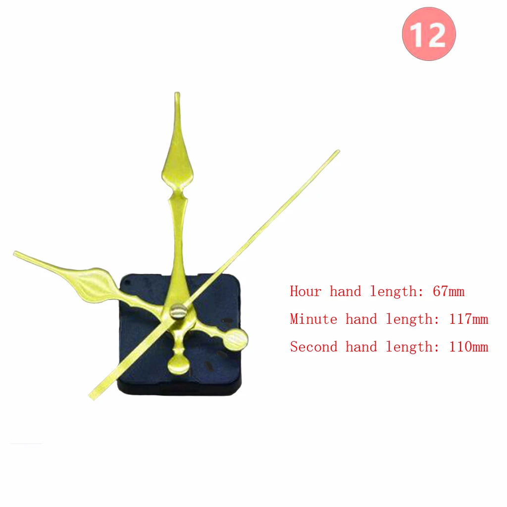 DIY Quartz Clock Movement Mechanism with Hands Needles for Wall Clock Repair Replacement Parts Kits Accessories