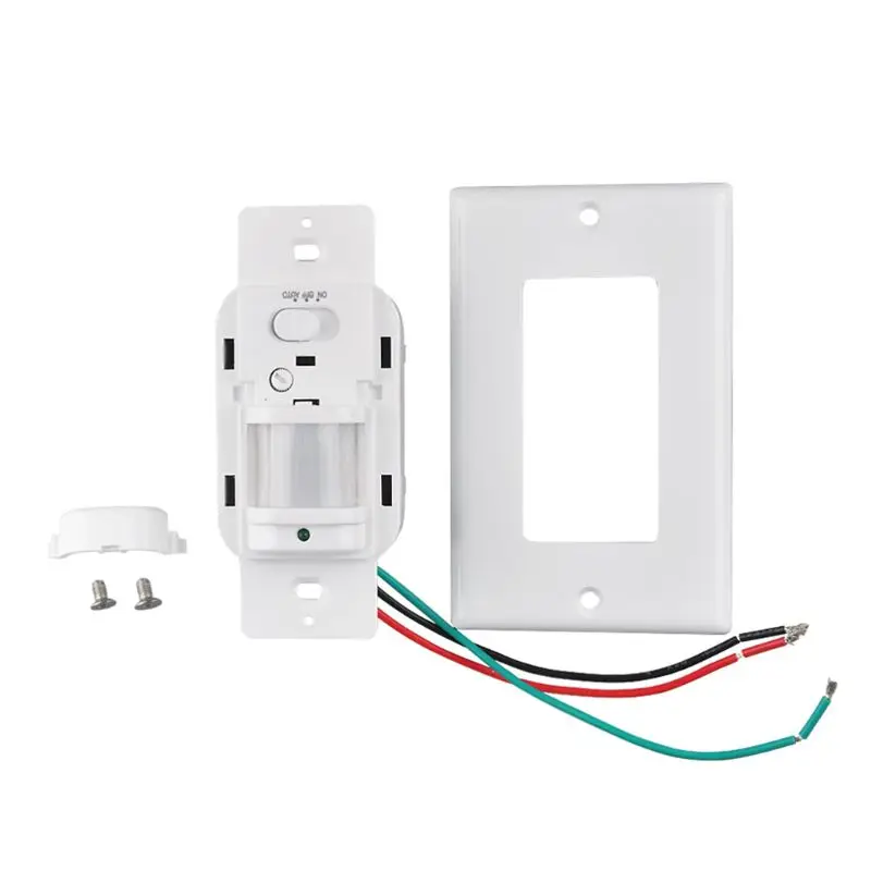 110V~ 130V настенный датчик движения переключатель автоматический PIR инфракрасный датчик переключатель