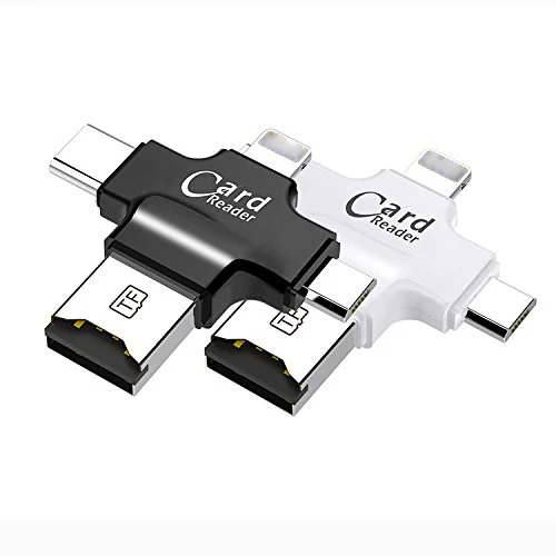LYBALL 4 в 1 TF Micro SD устройство для чтения карт памяти с разъемом Micro usb type C USB OTG концентратор адаптер для iPhone iPad Android Mac PC