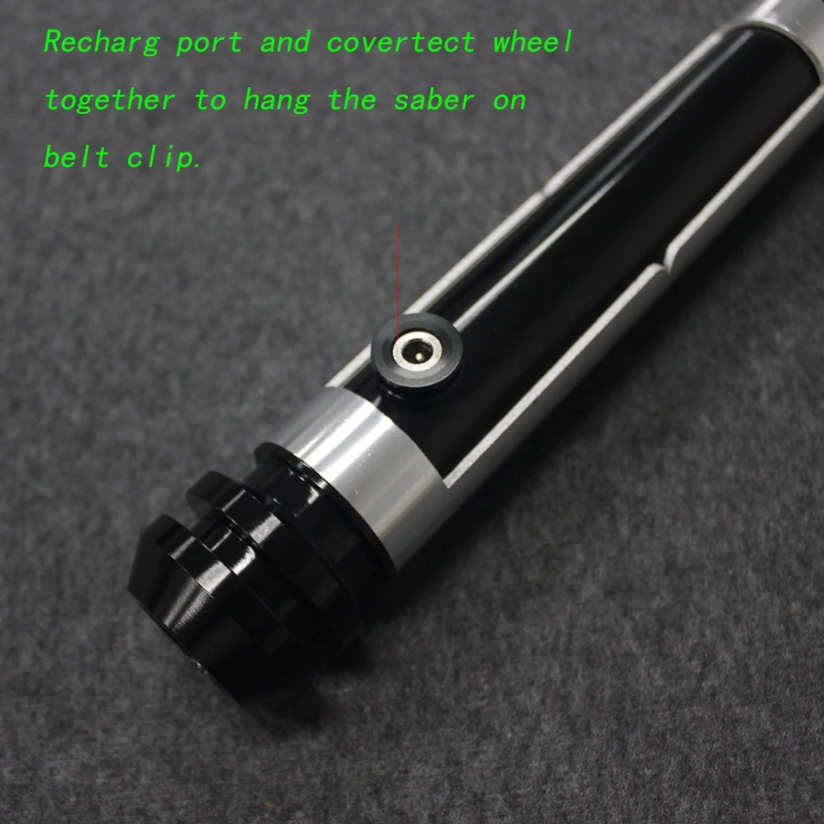 Yddsaber Kirito base lit high quality metal hilt complete heavy dueling FOC lightsaber with bright light and loud sound