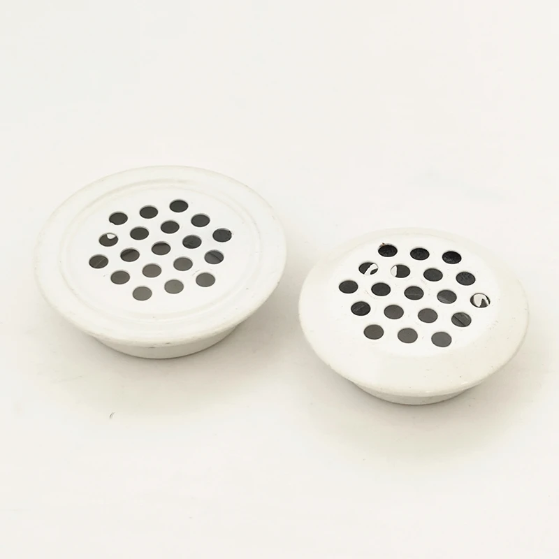 4pcs/Lot Thick Stainless Steel Round Vents Wardrobe Cabinet Air Vent Mesh Hole Decorative Ventilation Cover for Furniture