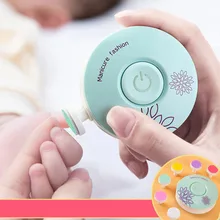 Bebê cuidados com as unhas aparador elétrico crianças prego pedicure clippers cortador infantil polisher tesoura 3/6pcs cabeça de moagem para recém nascido
