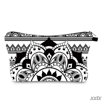 

Multifunction Mandala Flowers Pattern Cosmetic Bag Makeup Pouch Organizer A69C