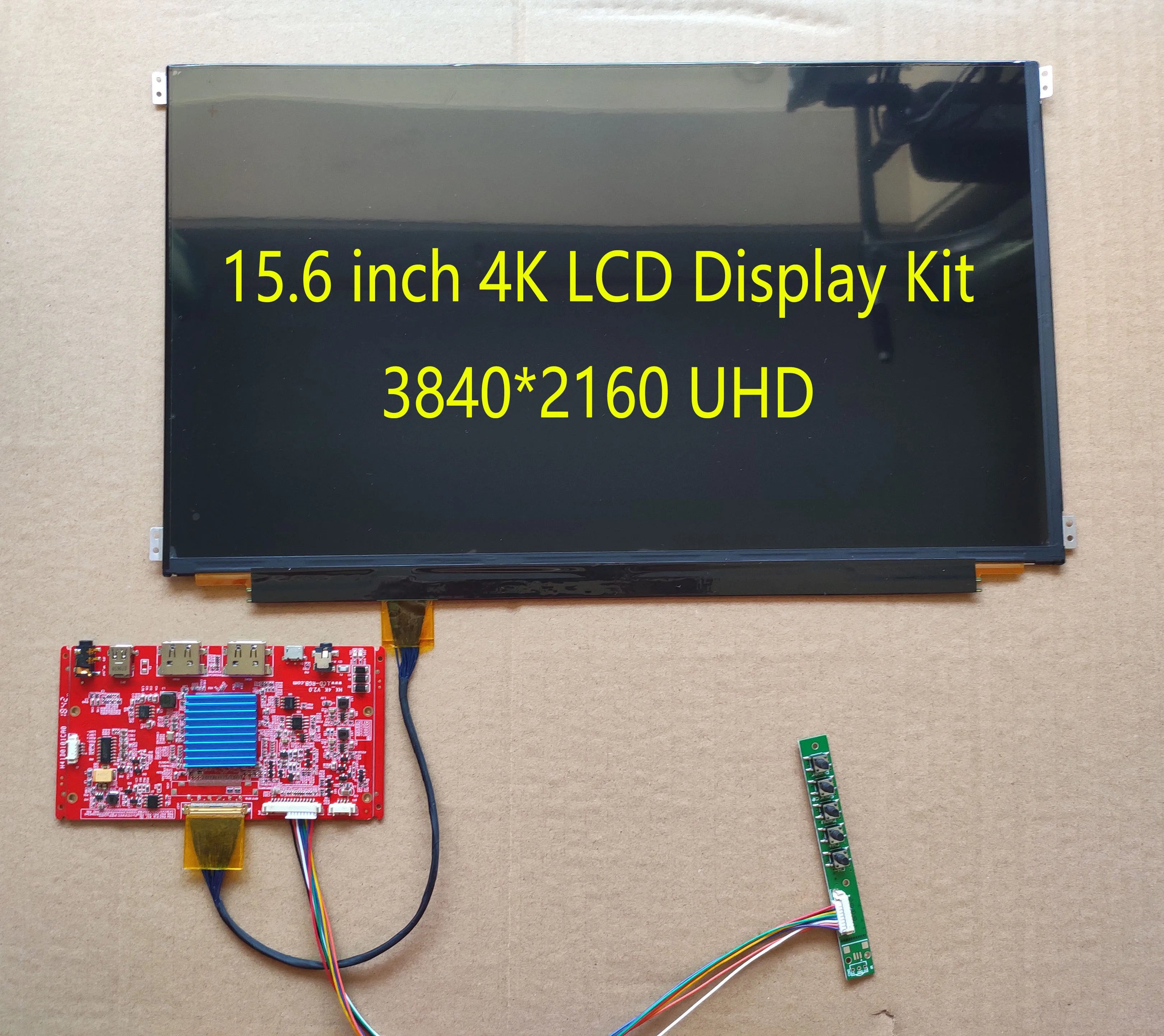 Дисплей 15 6 дюйма LQ156DM1JW04 3840*2160 4K UHD HDMI 10 сенсорных экранов | Компьютеры и офис