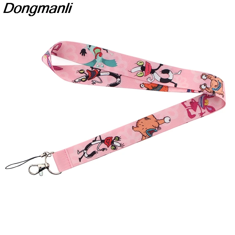 

PC217 Aaahh!!! Real Monsters Lanyards ID Badge Holder ID Card Pass Mobile Phone Straps Badge Key Holder Keychain