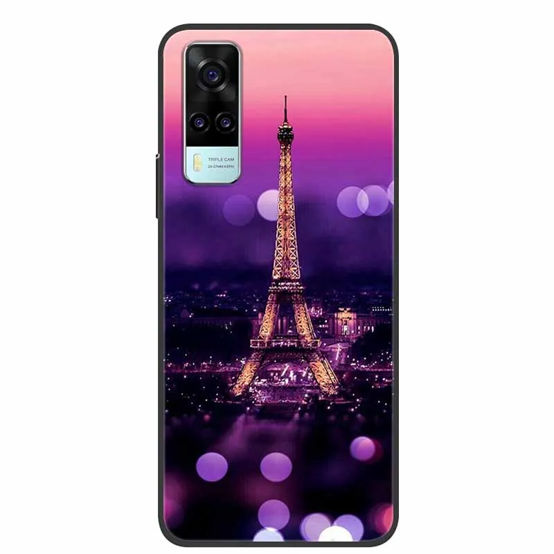 Cute Cartoon Shockproof Soft Silicone TPU Back Cover - Enhanced Protection and Style
