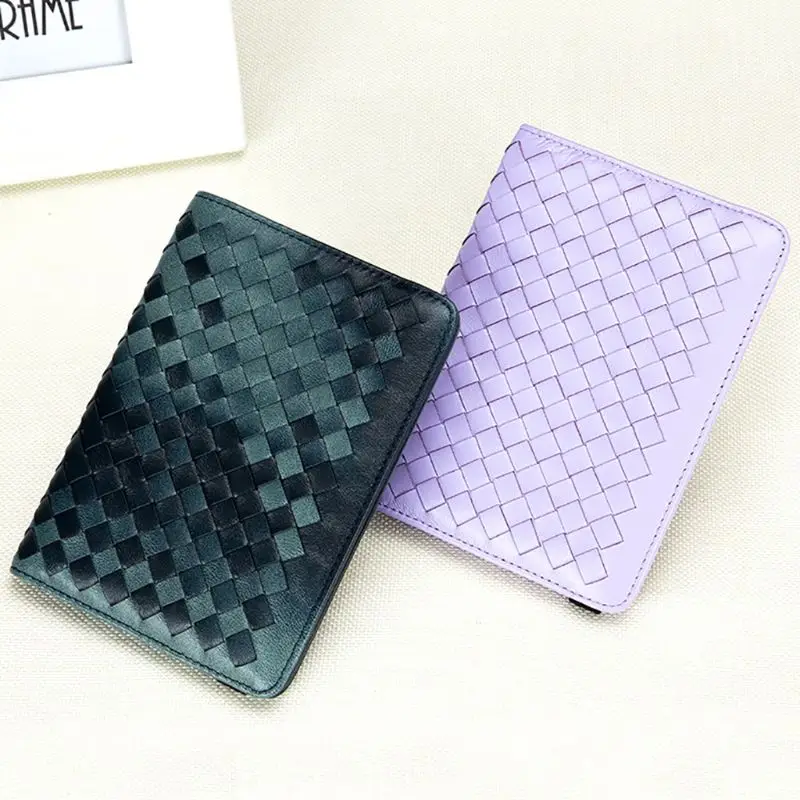Мода для мужчин и женщин натуральная кожа RFID Блокировка паспорта держатель унисекс путешествия кредитный держатель для карт Чехол протектор Органайзер Сумка