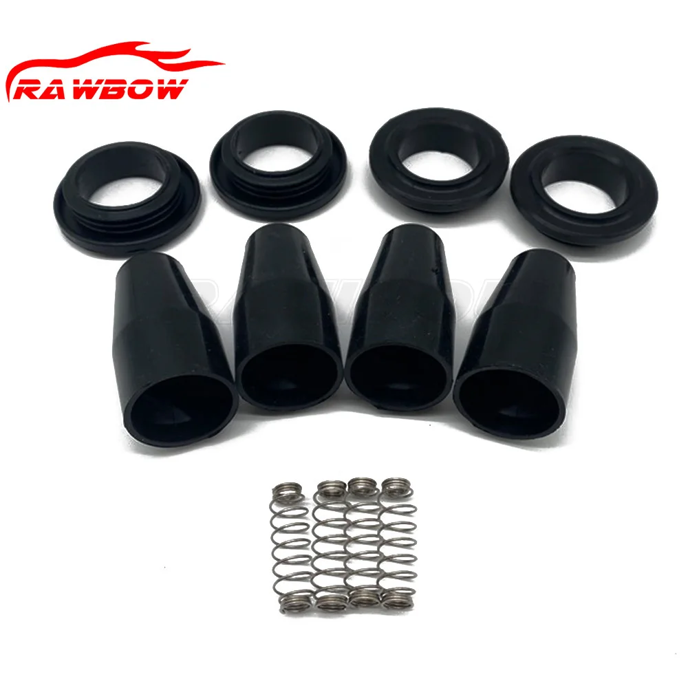 

4PCS 71744369O 1104082 Ignition Coil Silicone Rubber Repair Boot R26243 With Spring For Saturn C hevrolet Astra 1.8L