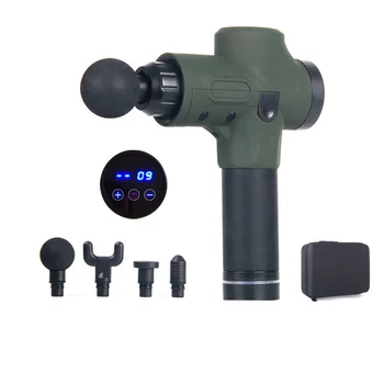 

Electric Body Head Massager Impact Muscle Massage Physiotherapy Massage Gun Massager for Neck Back Relaxer Massager Gun 6 Heads