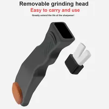 Простой в использовании быстрый ремонт шлифовальный инструмент аварийный ручной керамический стержень точильный камень хоккейный башмак лезвия края лед инструмент для заточки коньков