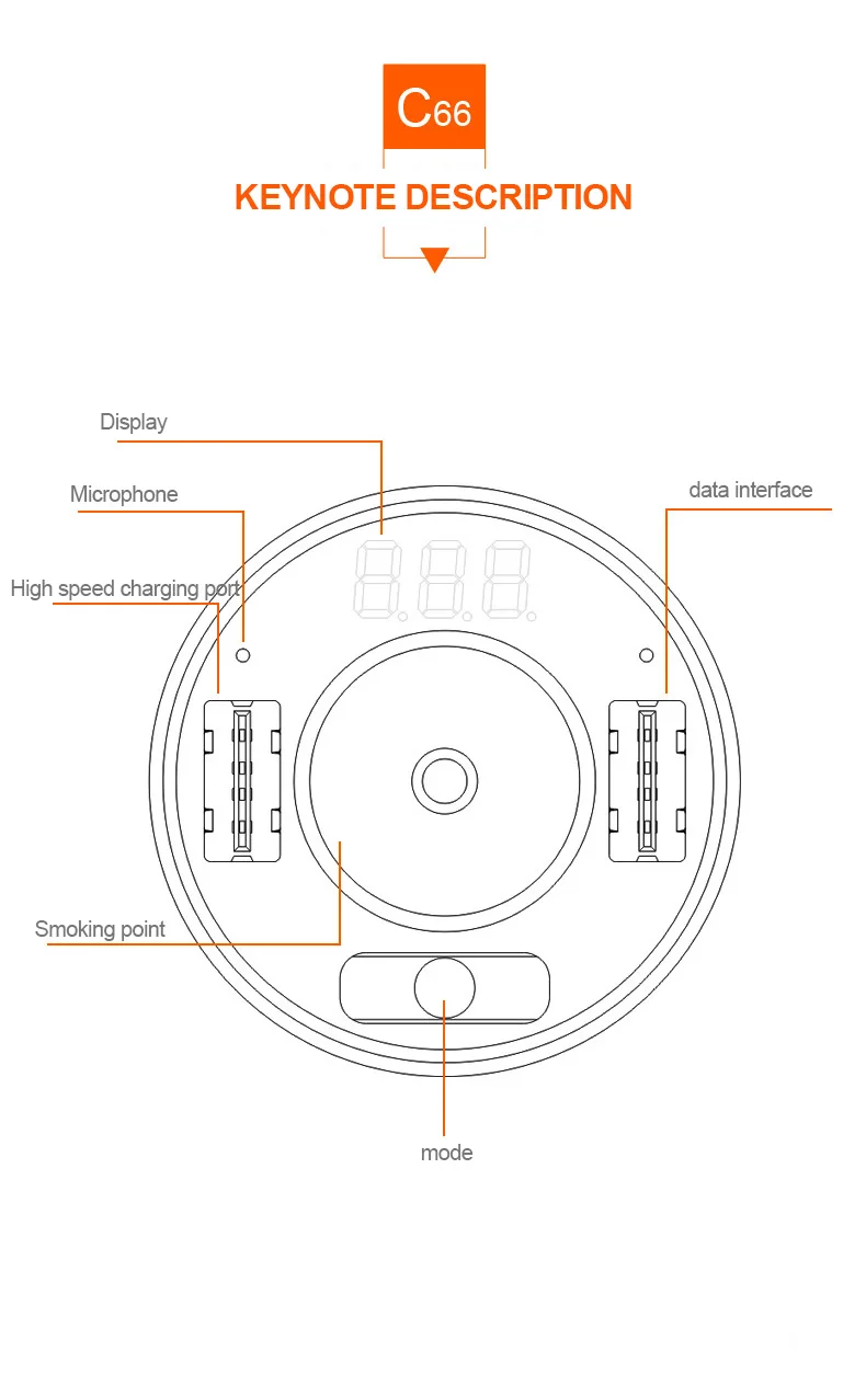 Newsmy C66 Автомобильный MP3 Bluetooth U диск плеер 2 usb порта FM Радио передача телефон говорящая Функция Дисплей напряжения