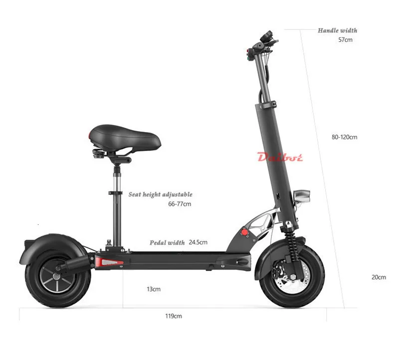 Daibot электрический скутер 500W один диск с анти-кражи Системы 48V электрический скейтборд электрический скутер, способный преодолевать Броды для взрослых