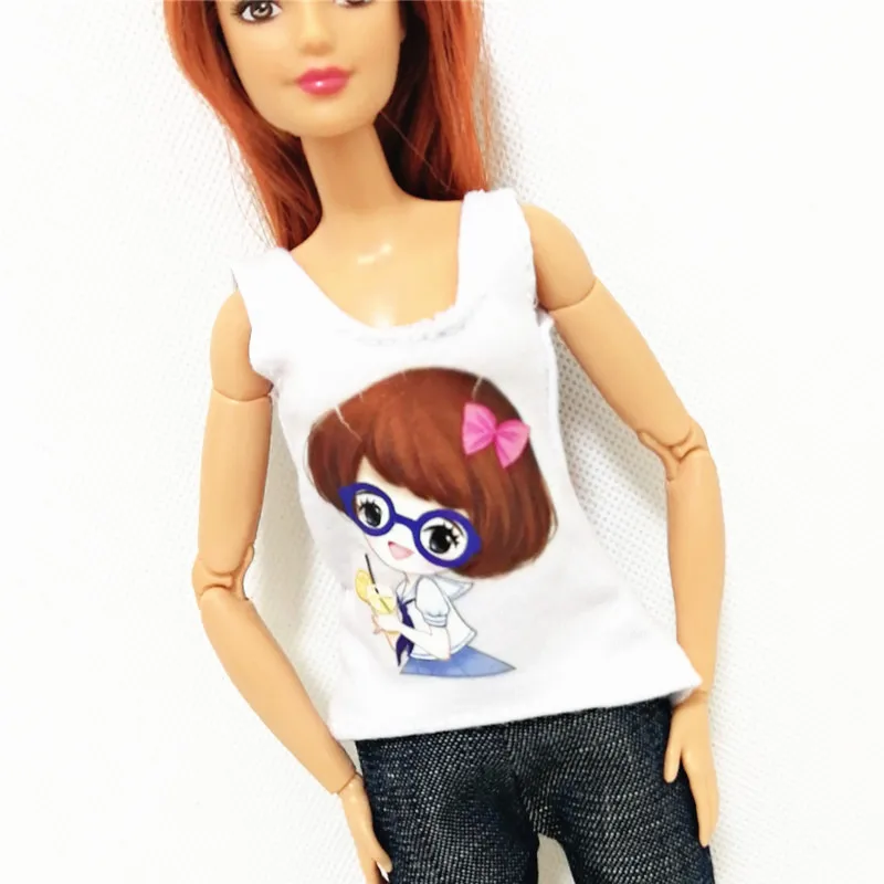 

Handmade Outfit Set Clothes for 1/6 BJD Doll Fashion Top Short Dress Accessories Play House Dressing Up