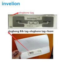1000 шт./лот 840-960 МГц RFID Dogbone Chip bib tag UHF RFID стикер на бегун номер для марафона или триатлона системы синхронизации