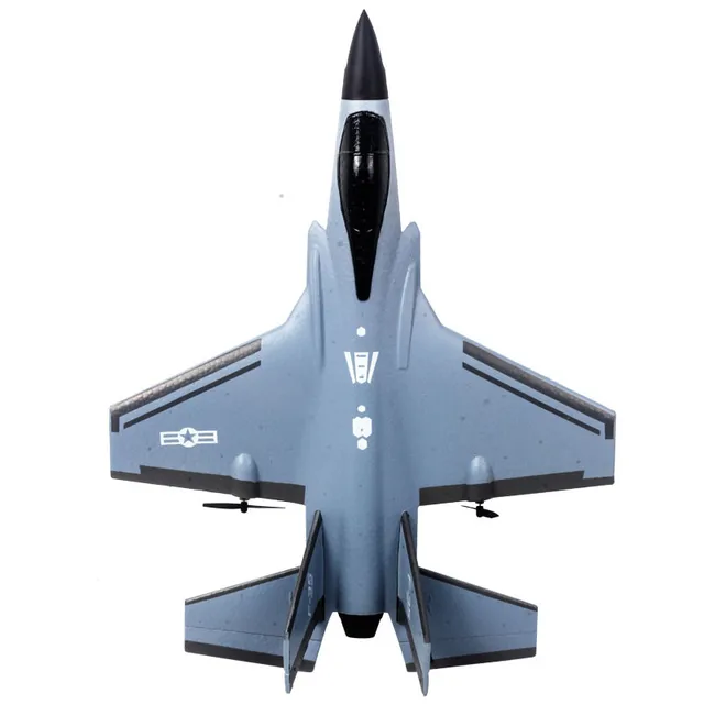 F35 F22 J-20 Fighter 2.4G 4CH EPP RC Airplane 315mm Wingspan Remote Control Plane Warbird RTF Flight Toys For Boys KidsBlack