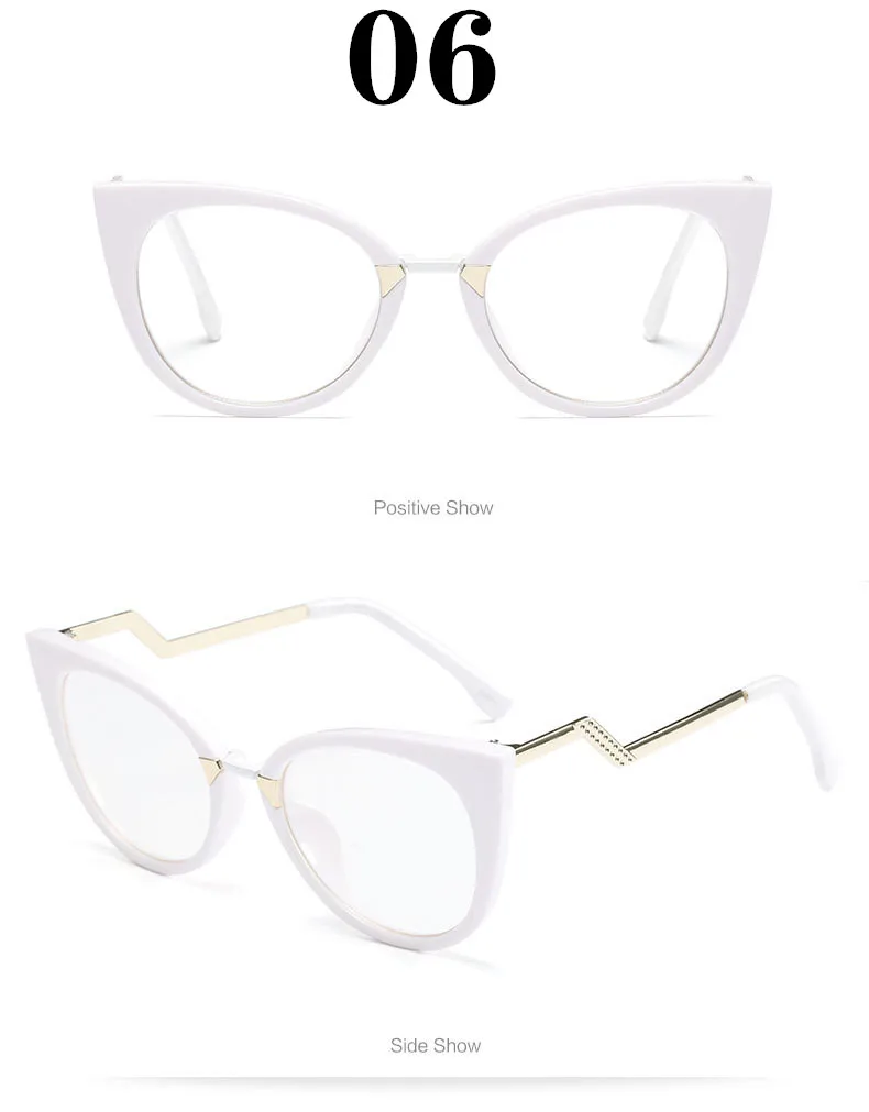 NEW Eyeglasses Spectacle Frame Women Cat Eye Computer Optical Glasses Myopia For Ladies Prescription Eyewear Frame Glasses