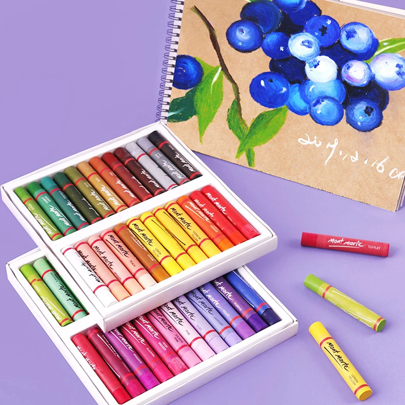 

12/24 Colors Heavy Color Oil Pastels MINI Set Children Oil Painting Stick Colorful Bright Soft Crayon School Art Supplies