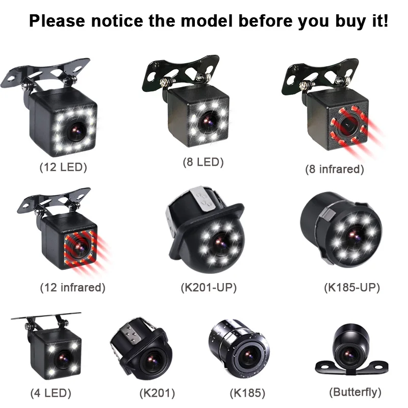 Buy GSPSCN Night Vison Rear View Backup Camera With 4.3 inch Color LCD Car Video Foldable Monitor Kit Car infrared ParkingAssistance