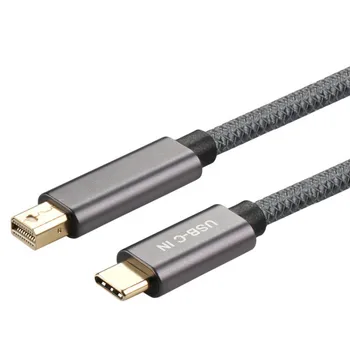 

USB C to Mini DisplayPort Cable, Type C to Mini DP Adapter Thunderbolt 3 Compatible with MacBook Pro Surface Book2,Galaxy S10/S9