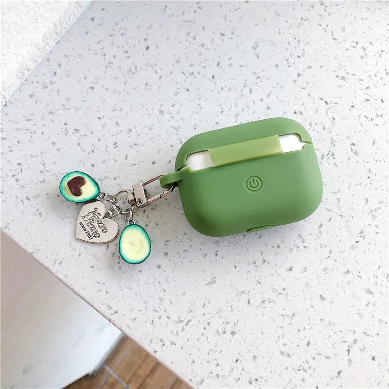Милый чехол для наушников с 3D рисунком для Airpods Pro, защитный беспроводной чехол с Bluetooth для Airpodpro, чехол с брелком