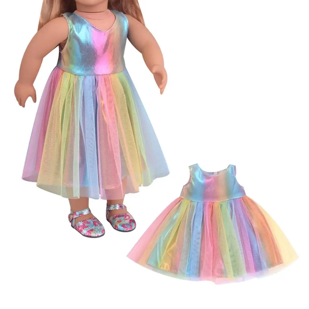 American Doll Skirt 18 Inch Princess Girl Doll Fashion Clothes Dress up
