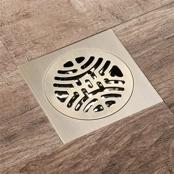 

Copper Old-style Floor Drain Bathroom Large Flow Bronze Floor Drain Deodorizing Pest Control Anti-Defection Floor Drain Floor Dr