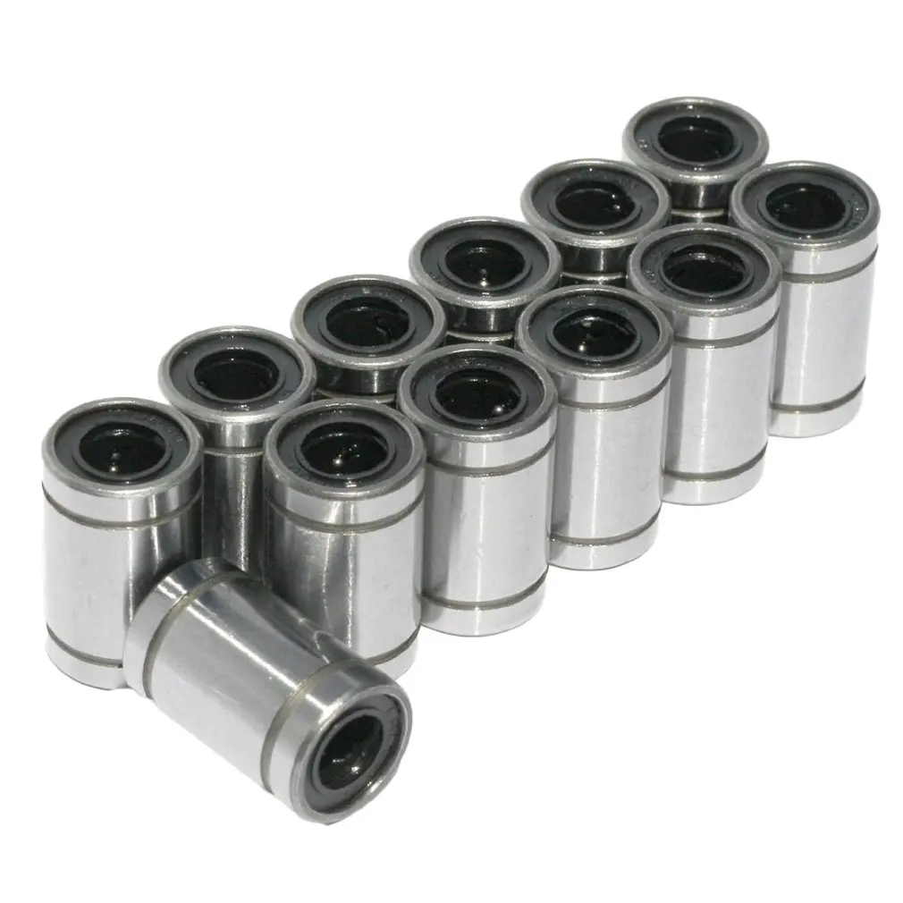 

12 PCS/Lot LM8UU Linear Bushing 8mm Durable Linear Ball Bearing 3D Printer Parts LM8 CNC Parts Shaft Ball Bushings