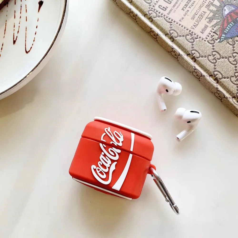 INS Cola Мягкий силиконовый чехол для Apple Airpods чехол для Airpods pro Чехол Bluetooth чехол для наушников