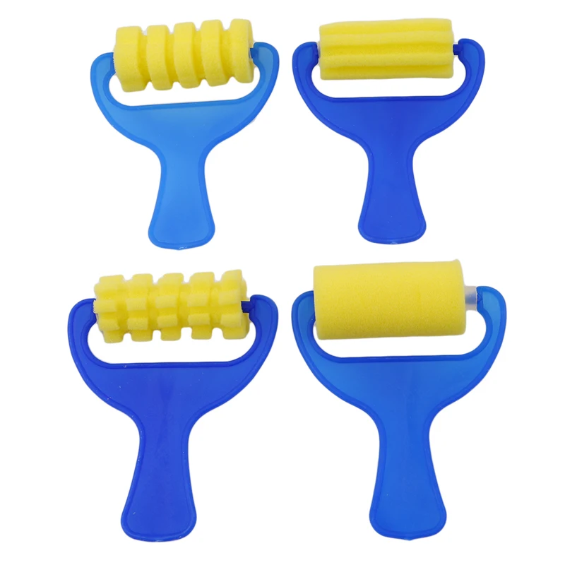 18PCS/Set Children DIY Art Craft Early Learning Painting Drawing Tools Set With Sponge Brushes Apron Clothing Palette Paint Tray
