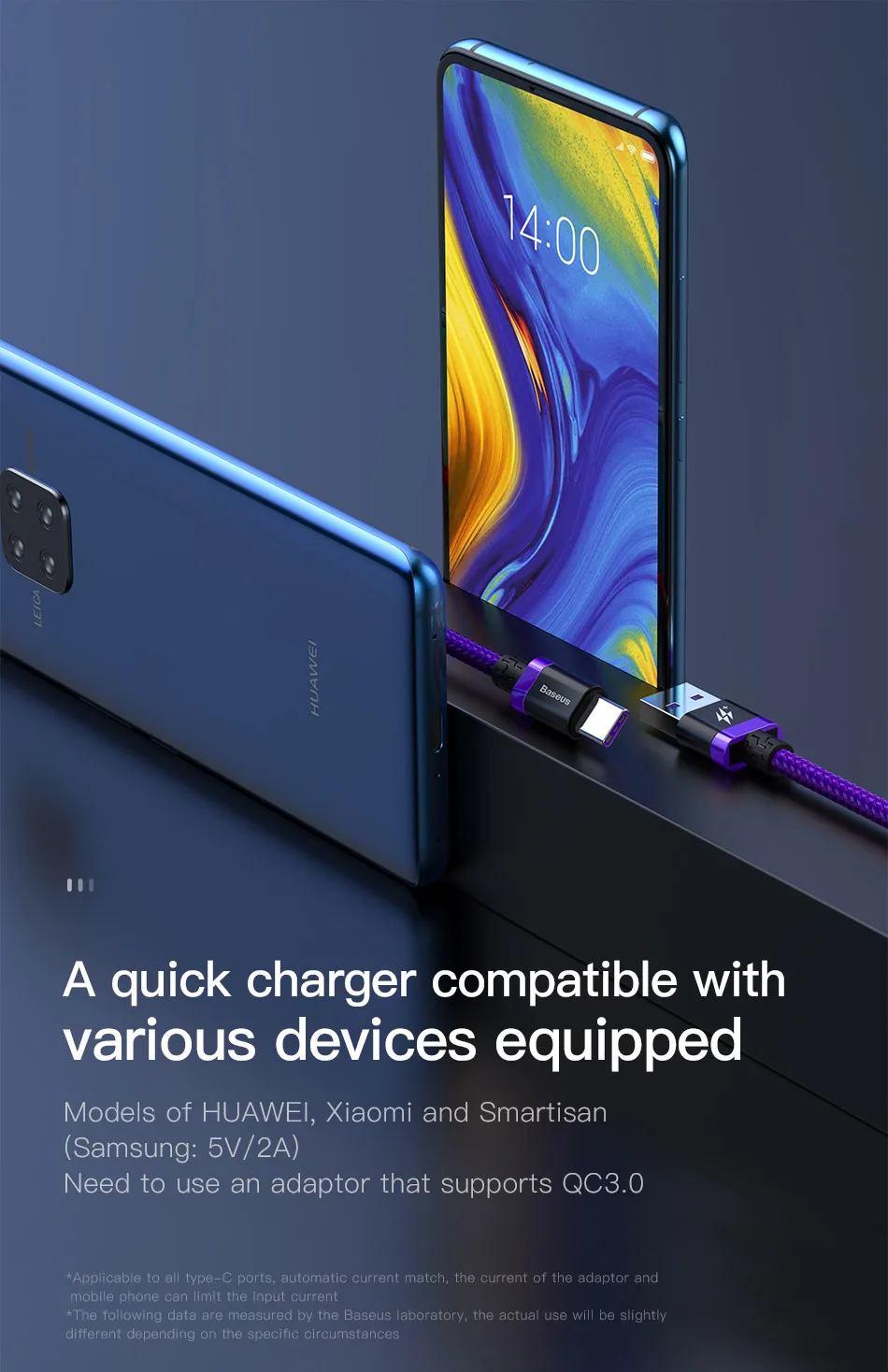 Кабель Baseus usb type c 5А быстрая зарядка данных для huawei P20 P30 mate 20 Зарядное устройство usb c кабель для samsung s9 xiaomi Android 1m 2m