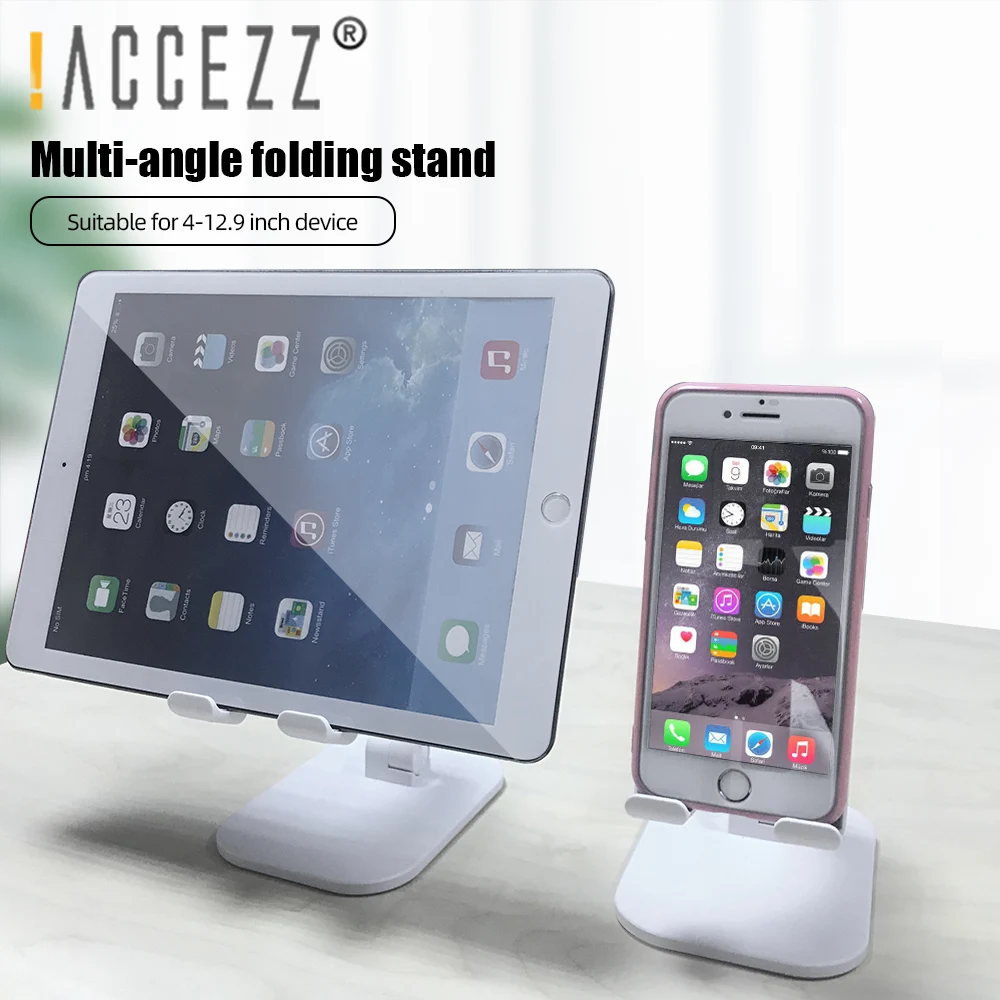 ! Держатель для телефона ACCEZZ Складная подставка iPhone 11 XS Pro XR 8 Xiaomi Samsung iPad планшета