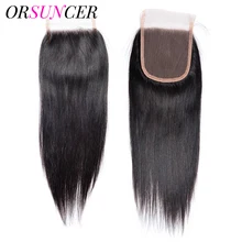 ORSUNCER Straight /Body Wave 4x4 Lace Closure Wholesale 10-18