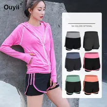 Шорты для занятий йогой и фитнесом занятия в тренажёрном зале Бег Фитнес тренировочная спортивная одежда компрессионные дышащие быстросохнущие уличные спортивные шорты Newes