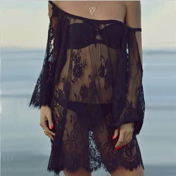 

2020 summer new women Beachwear Beach Cover Up Coverup Dress Swimsuit Wear Swimwear Lace Women Beachwear