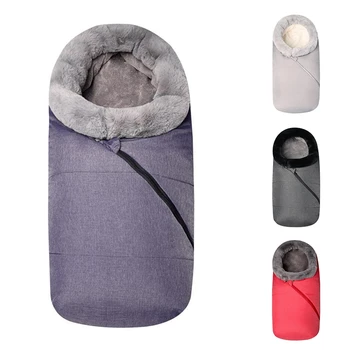 

Baby Sleeping Bag Universal Baby Stroller Accessories Warm Wearable Blanket Newborn Infant Sleepsack for Outdoor