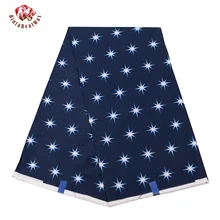 Последний Африканский стиль хлопок вощеная ткань с Африканским узором Анкара Африканский Воск Принты Ткань 6 ярдов для вечерние платье 32fs1342