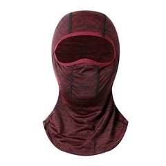 Wine red Велосипедная маска летний шарф для лица ветрозащитный теплый дышащий анти-повязки на голову Спорт на открытом воздухе УФ Защита для мужчин и женщин унисекс - Цвет: Wine red
