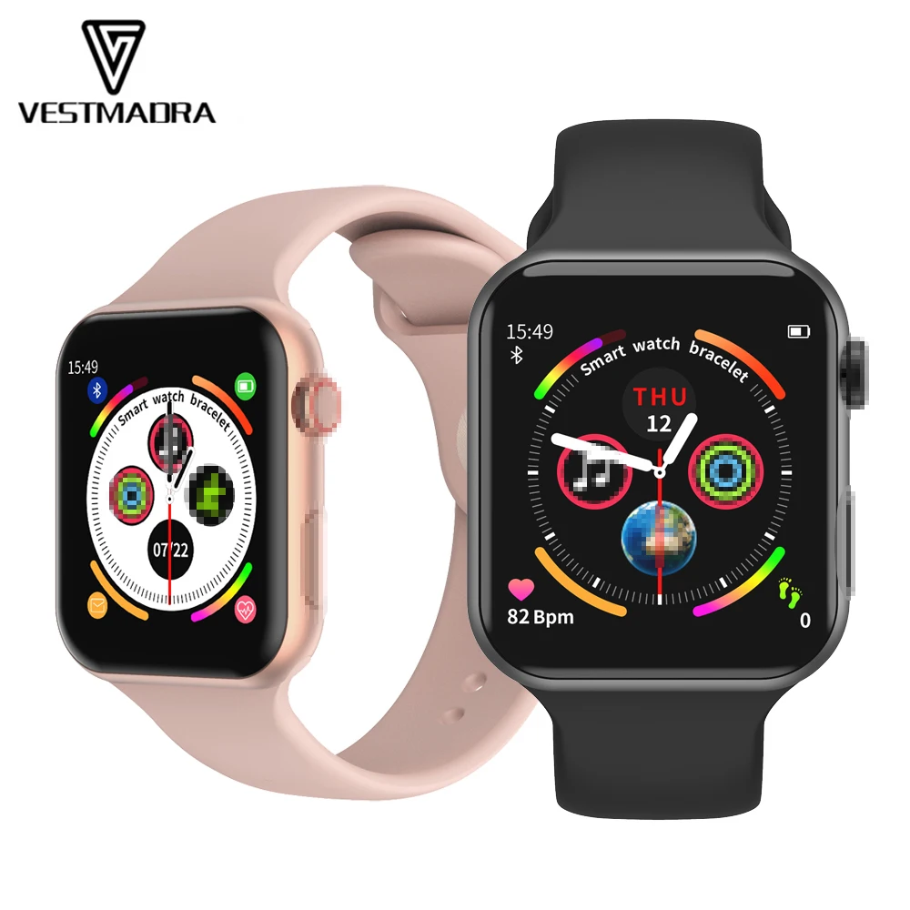 

Bluetooth Smart Watch Full Touch Screen Sport Watch Heart Rate Waterproof Series 4 Smartwatch for Android iPhone PK W34 IWO 8 11