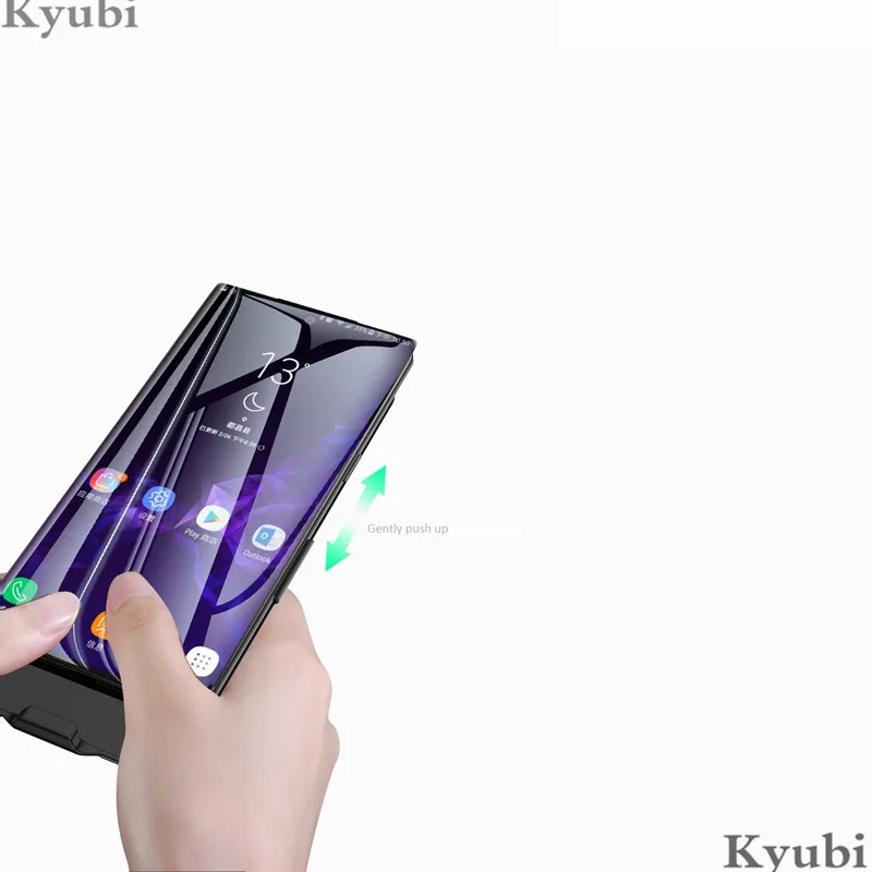 6500 мАч зарядное устройство чехол для samsung Galaxy Note 10 Pro внешний беспроводной зарядный чехол для samsung Galaxy Note 10 роскошный