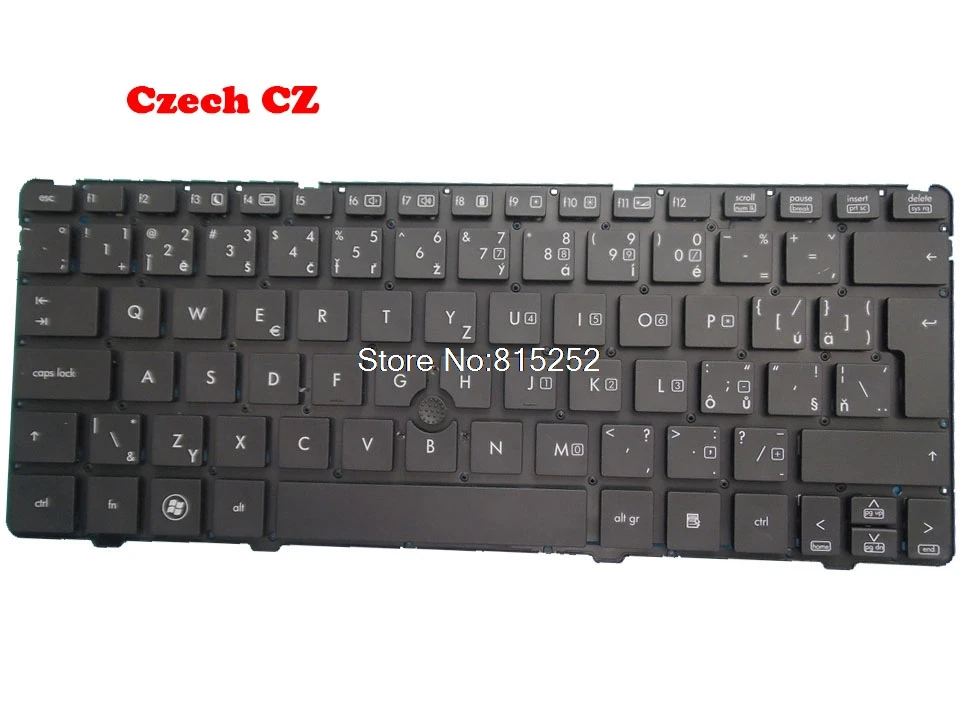 Клавиатура для ноутбука HP EliteBook 2560P 2570P 700948-221 638512-221 651390-221 Дания DM/Чешский CZ |