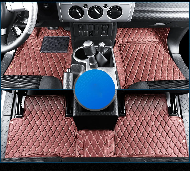 Lsrtw2017 кожаные автомобильные коврики для toyota FJ cruiser 2007- 2008 2009 2010 2011 2013 аксессуары