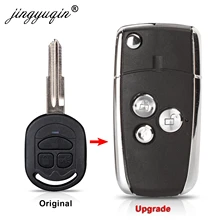 3 botão modificado flip remoto chave caso escudo para buick excelle hrv caber chevrolet optra fob chave capa (após 2005 ano) substituir