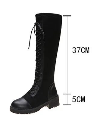 Bootee/ г.; Брендовая женская обувь; резиновые сапоги; пикантные ботфорты на массивном каблуке; пикантные женские ботинки со шнуровкой и круглым носком