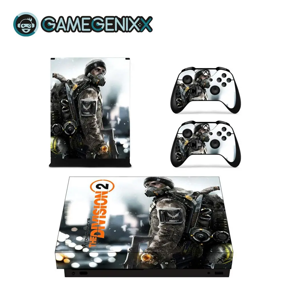 GAMEGENIXX виток винилопласта с наклейкой для консоли Xbox One X и 2 контроллера-деление 2