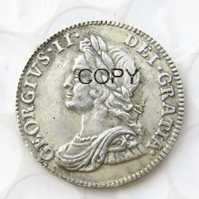 Великобритания 4 Pence 1740 посеребренные копии монет