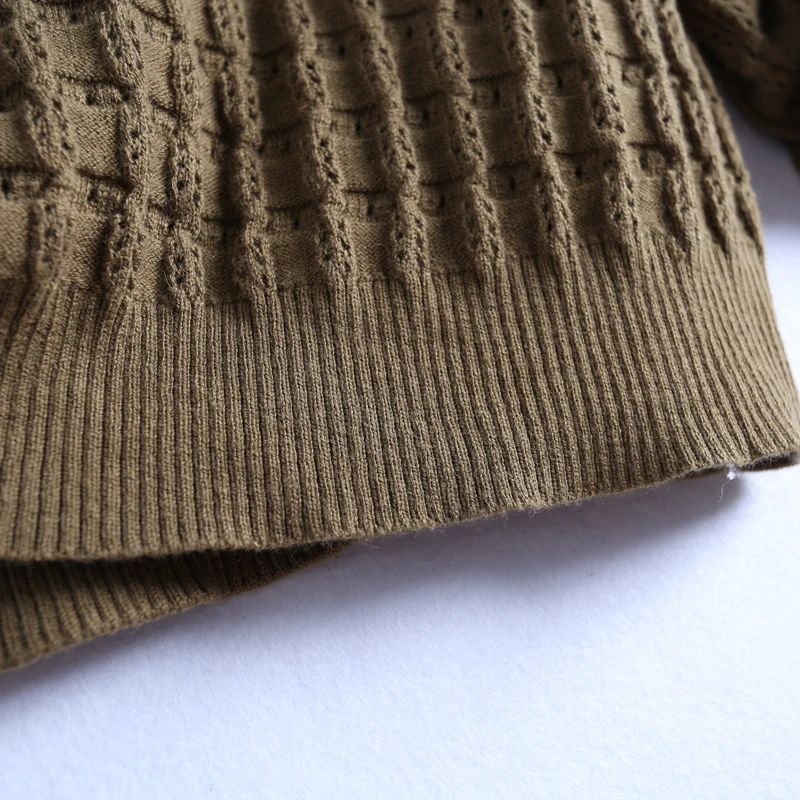 Женский однотонный вязаный свитер с круглым вырезом на осень и зиму, Модный женский пуловер с длинным рукавом, короткий свитер