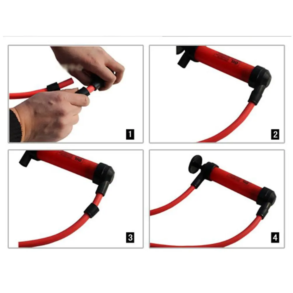 

Manual oil extractor set pumping tube water pump balloon pump aquarium water change PVC bag packaging