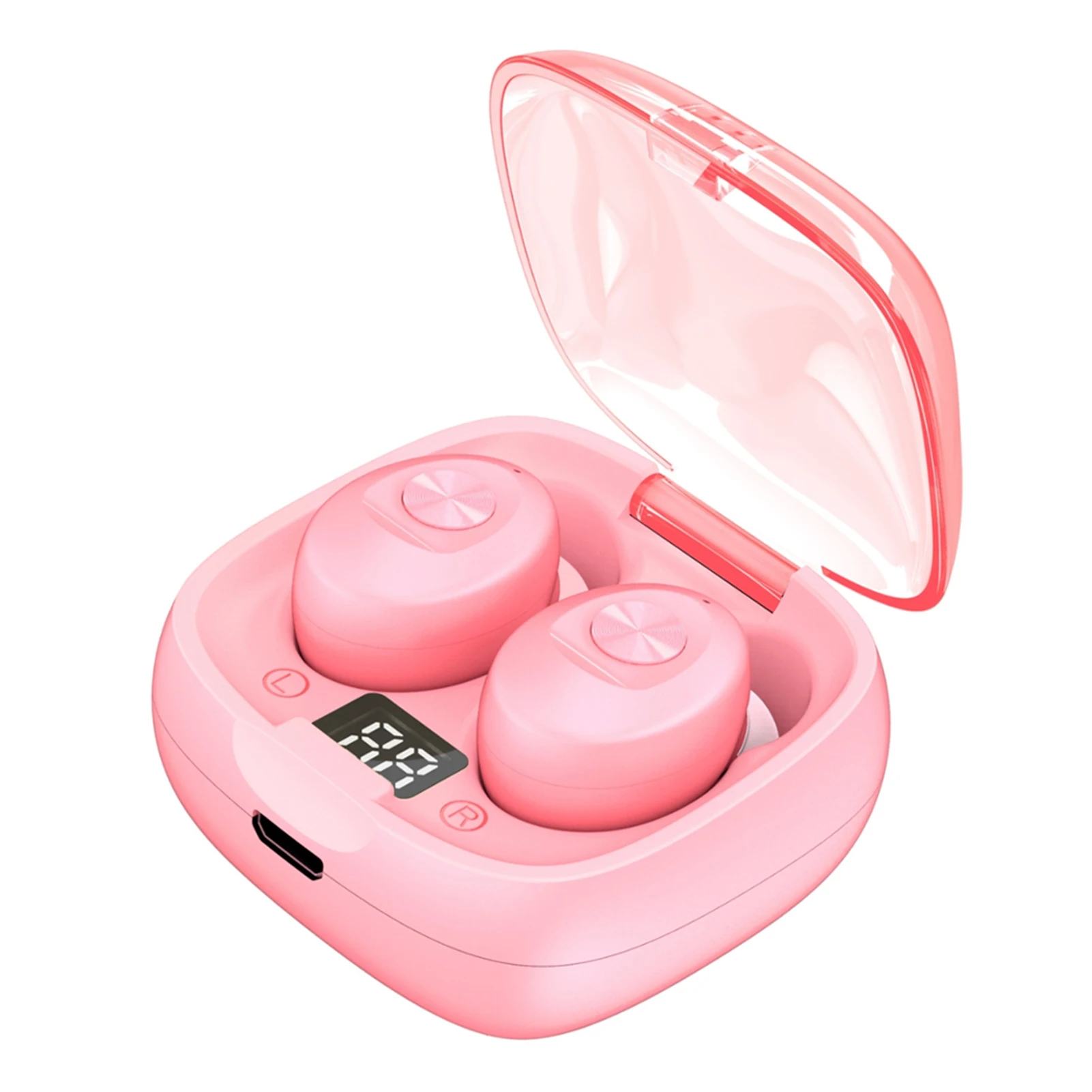 Mini BT5.0 Wireless Earbuds TWS Stereo Music Earphones Waterproof Sports Headset Noise Reduction with Mic Digital Power Display |
